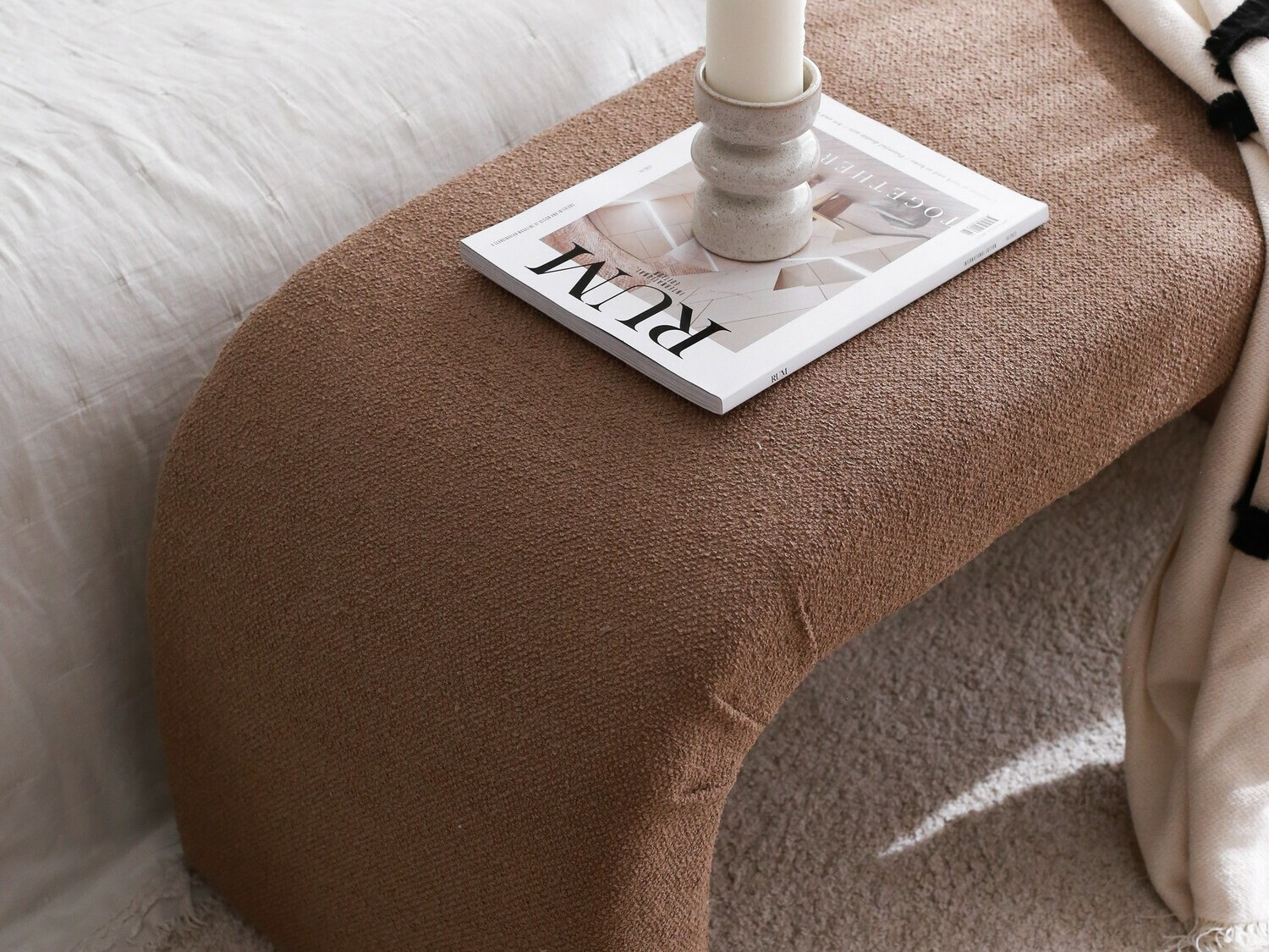 Kárpitozott pad Altadena 566 (Barna)