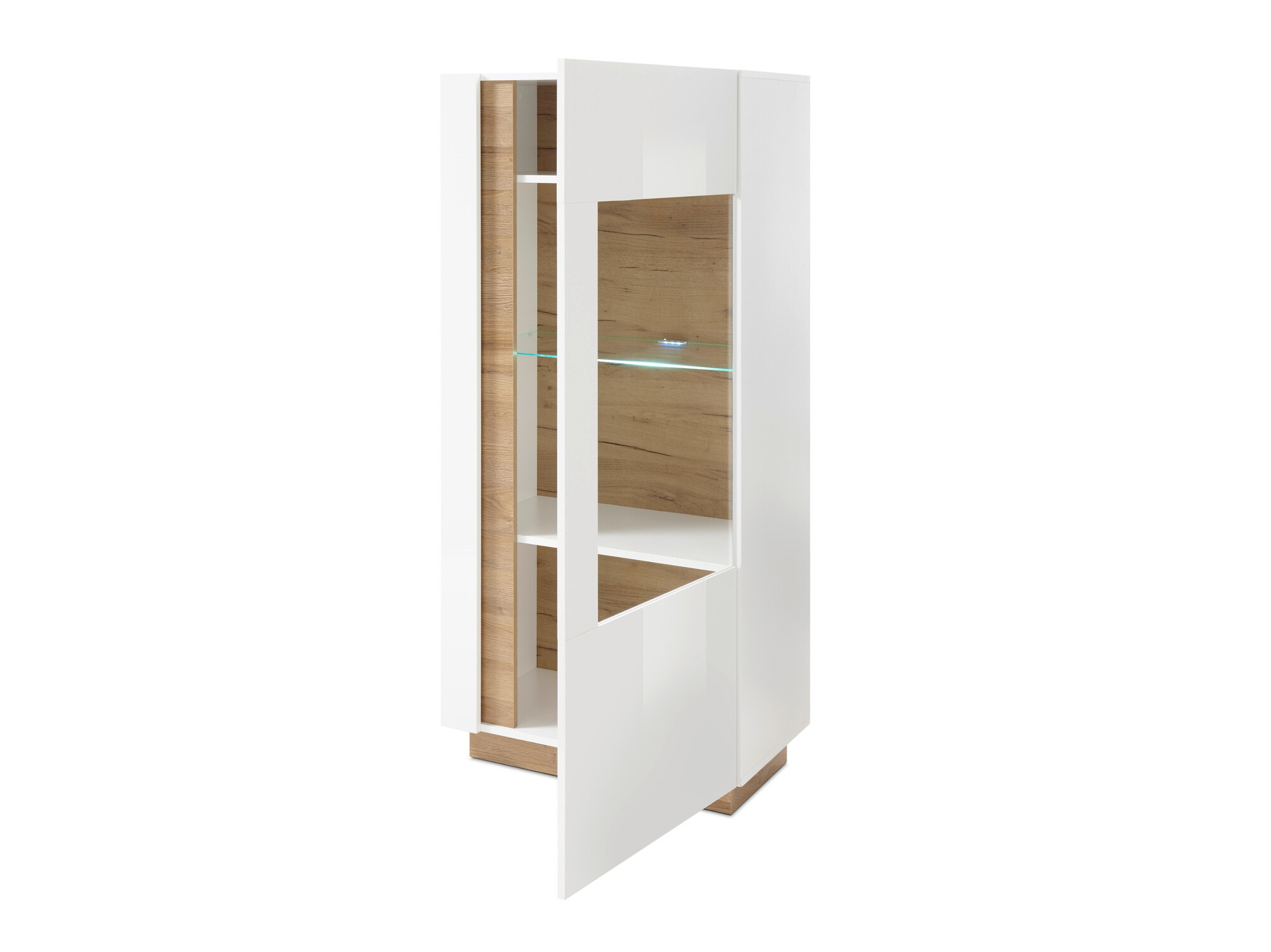 Nappali szett Veropho 112 (Fényes fehér + Grandson tölgy)