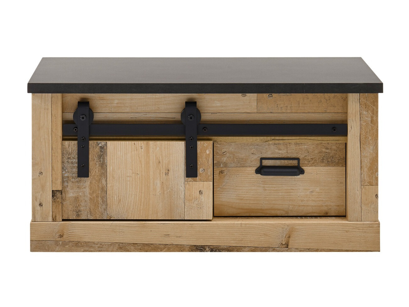 Cipőtároló Cirtale 124 (Antracit + Érett tölgy)