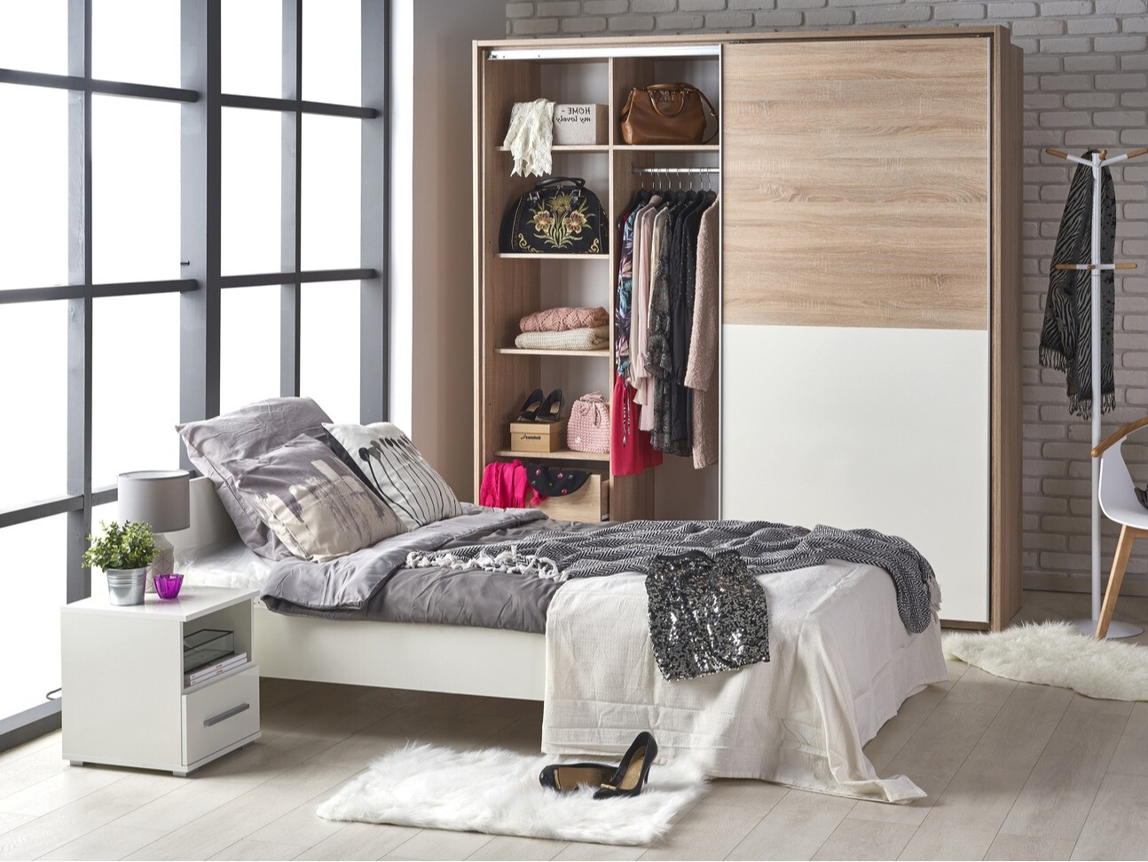 Ágy Cirveso 104 (Fehér + Fényes fehér)