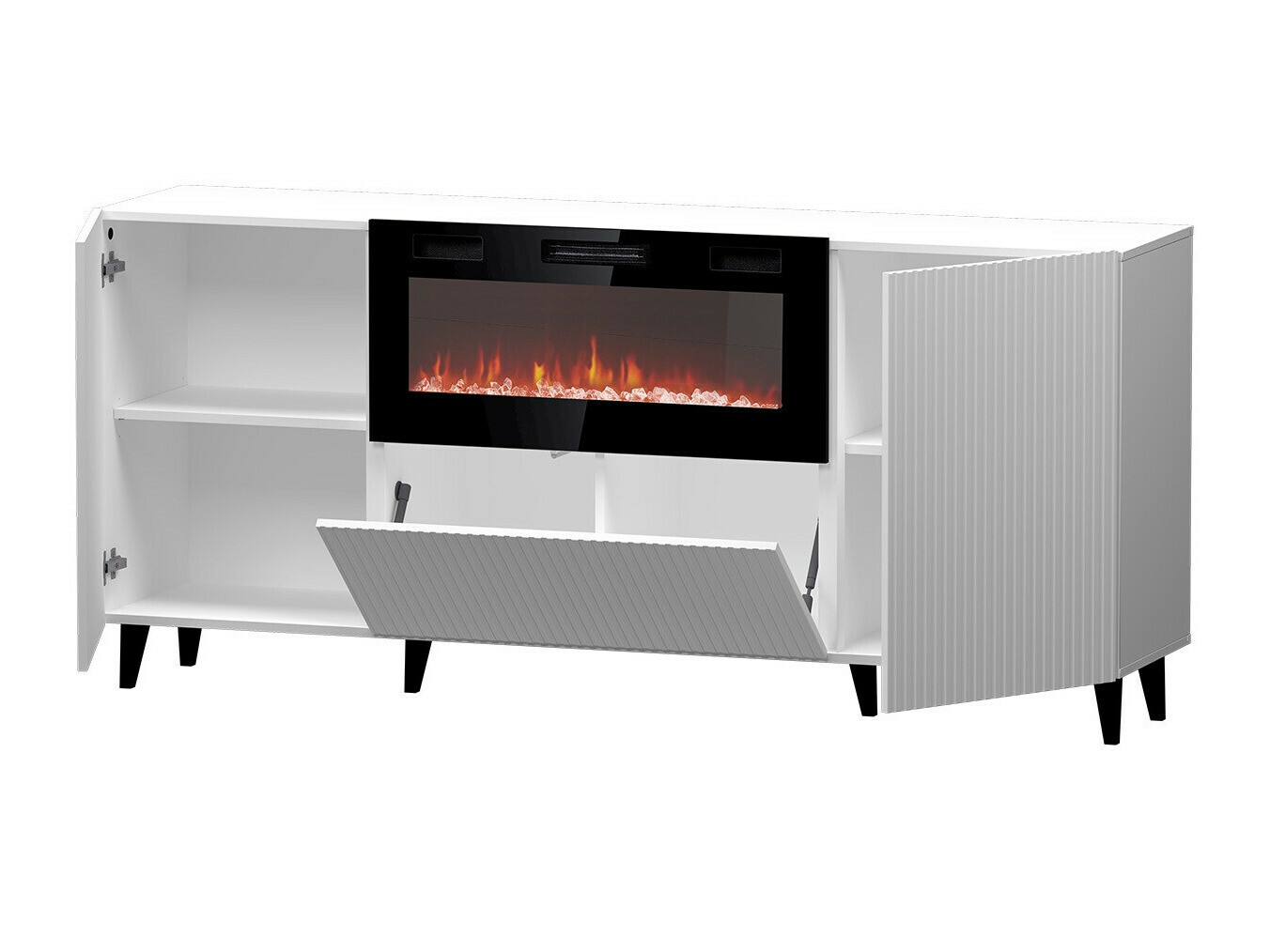 Szekrény Dicto I (Fekete + Aranysárga)