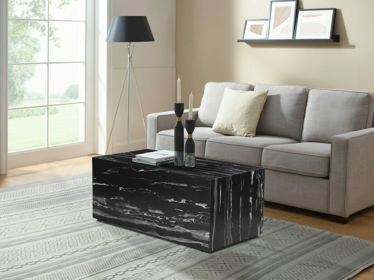 Dohányzóasztal Denton 851 (Fekete márvány)