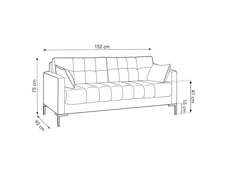 Kanapé Lormelo 100 (Bluvel 28)
