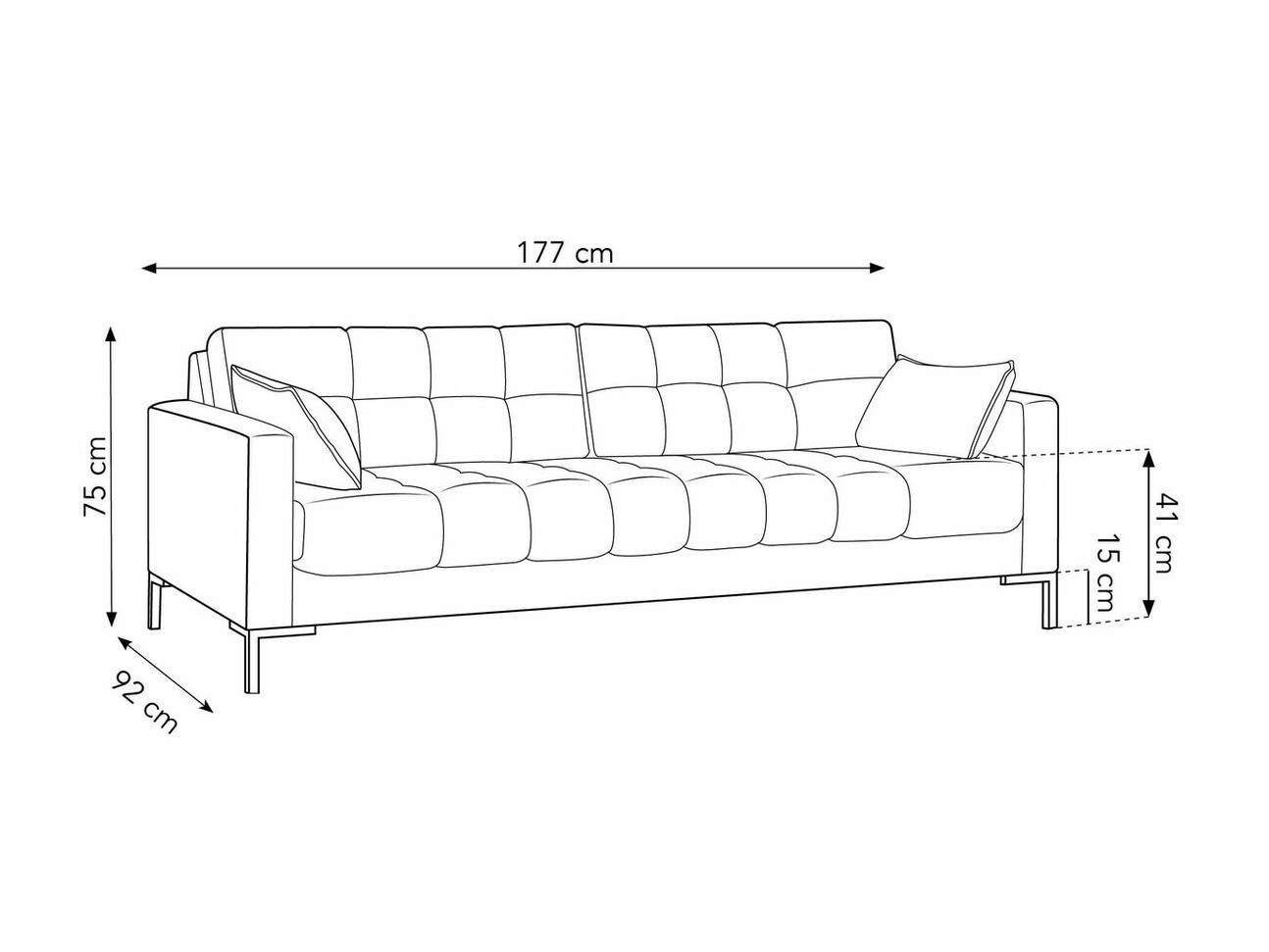 Kanapé Lormelo 101 (Bluvel 22)