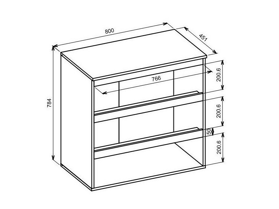 Komód Findlay R105 (Arany tölgy)