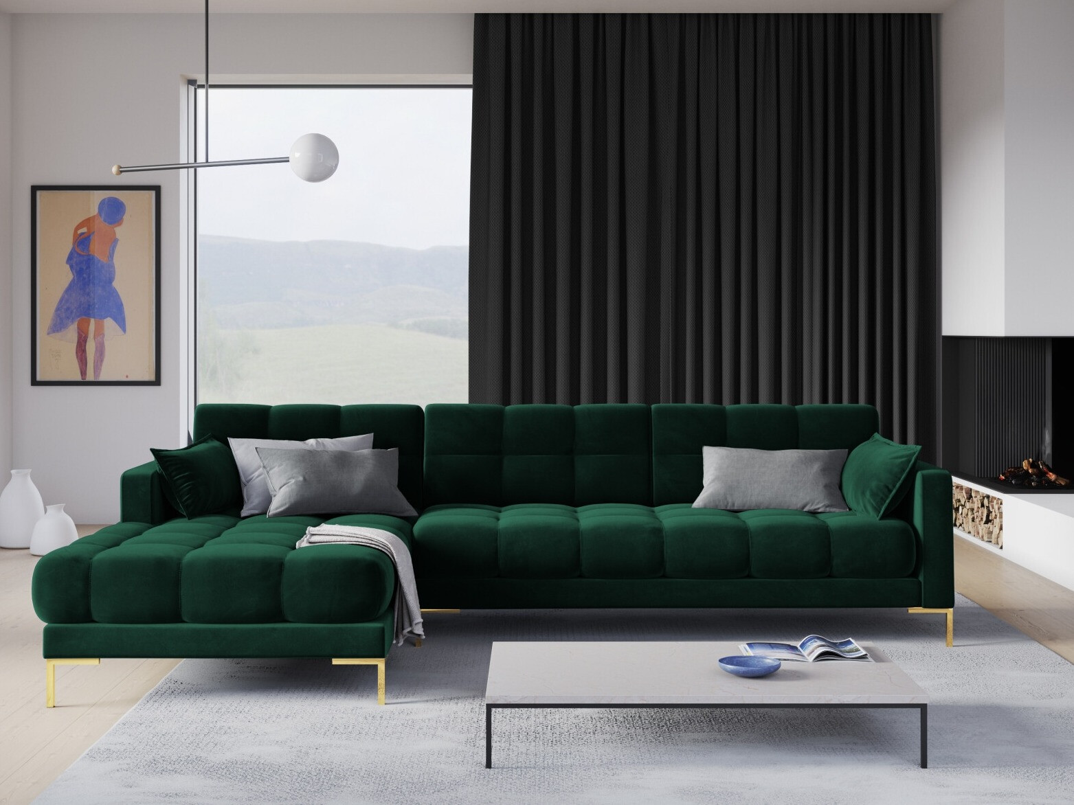 Sarokkanapé Lormelo 103 (Bal)