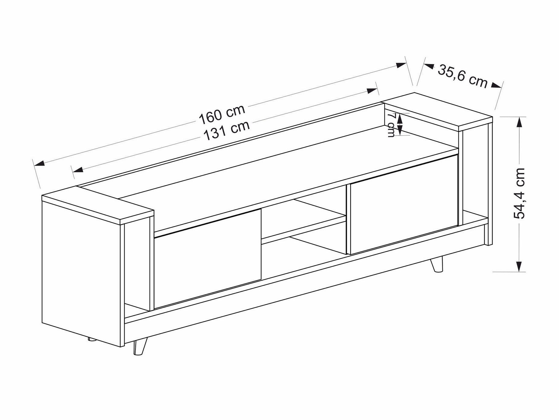 TV-állvány Kailua 2053