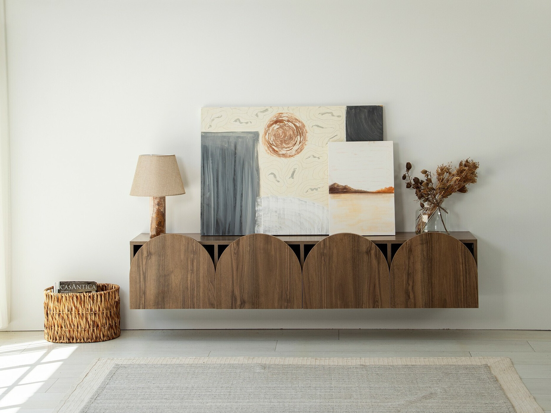 TV-állvány Kailua 2066 (Dió)