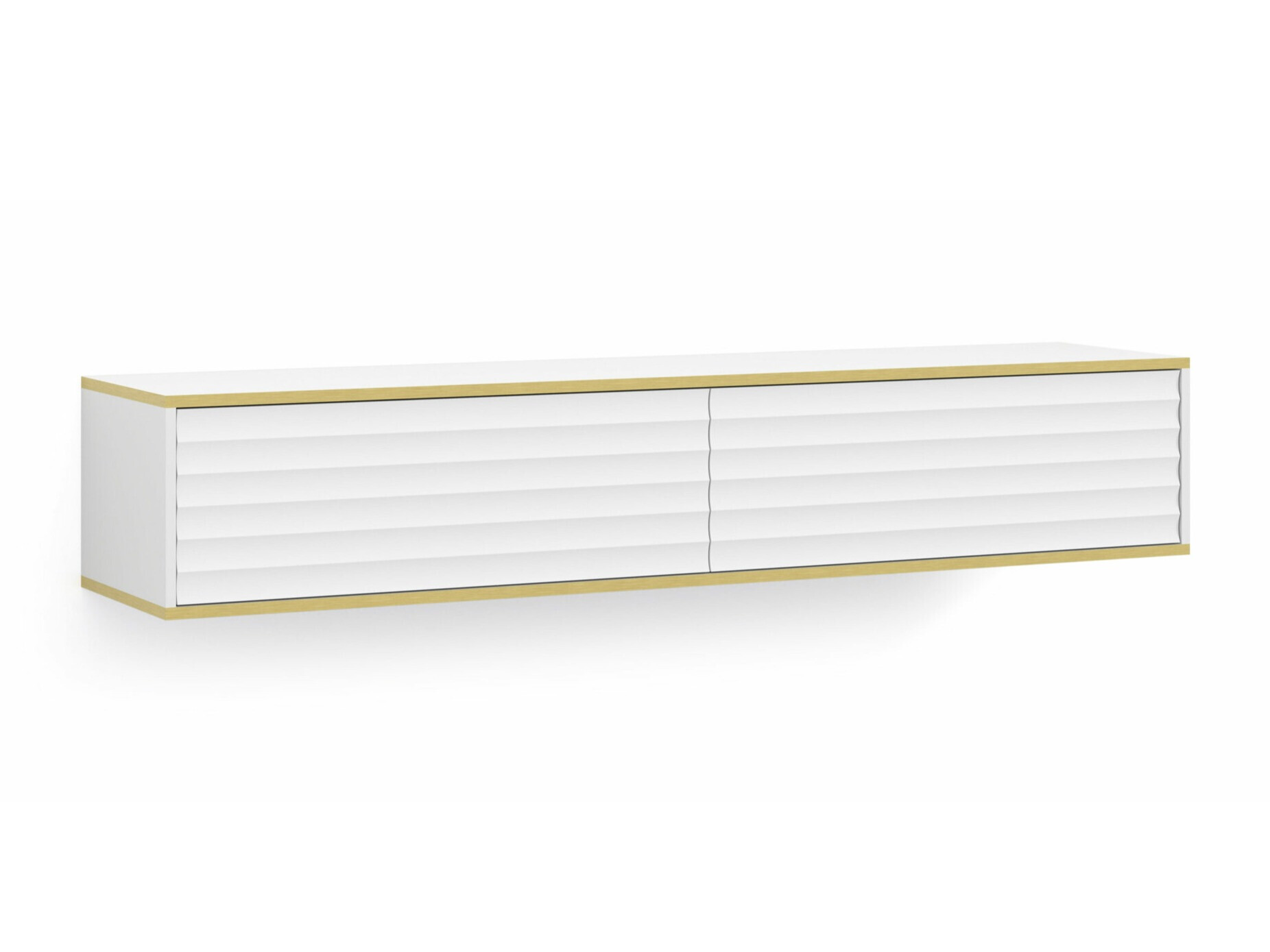 TV-állvány Buffalo 101 (Fehér + Aranysárga)