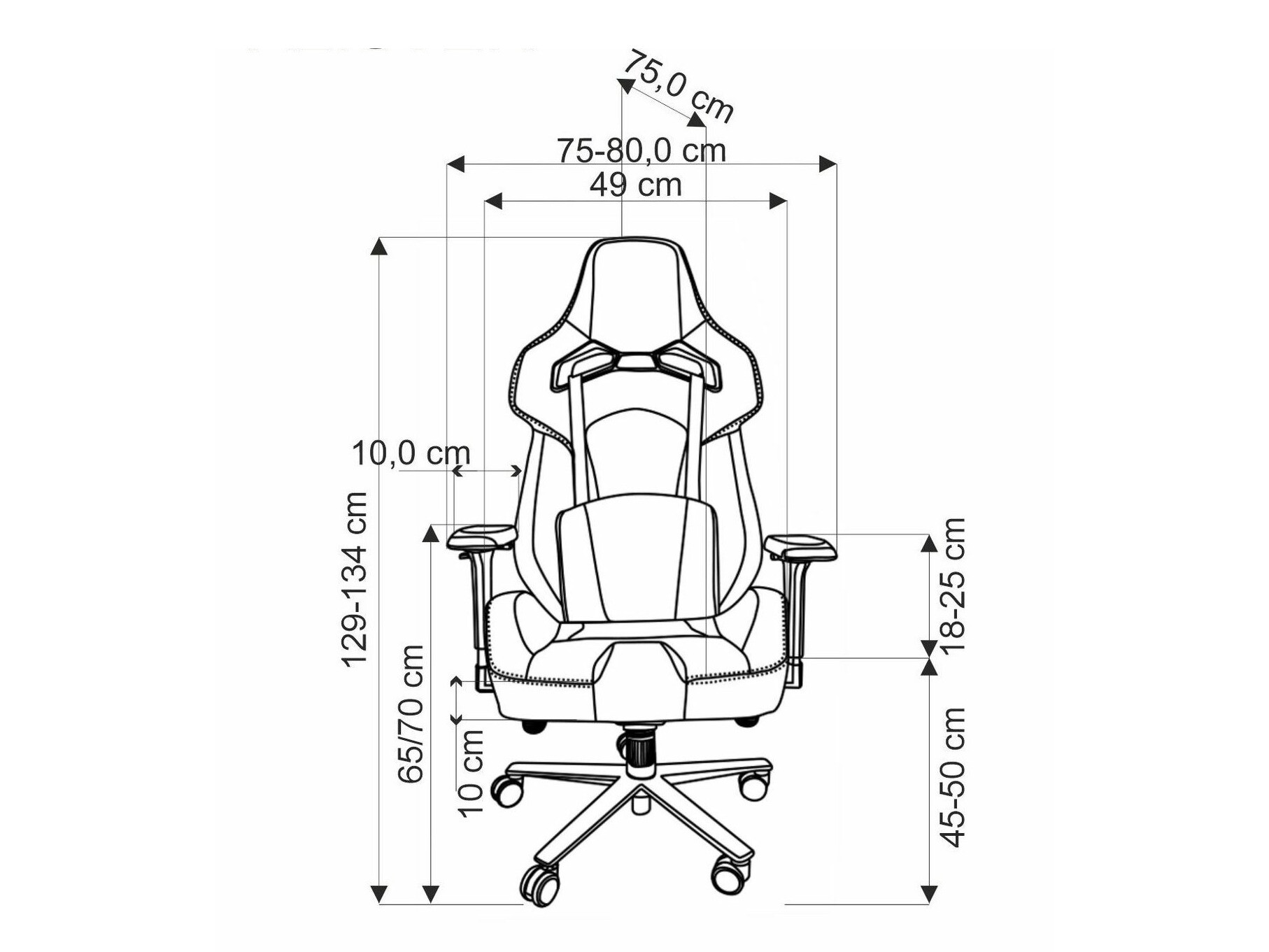 Gamer szék Houston 1618