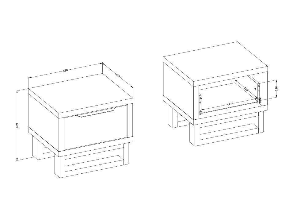 Éjjeliszekrény Avicavu 116