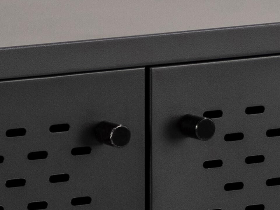 Szekrény Norsica Teruva 114 (Fekete)