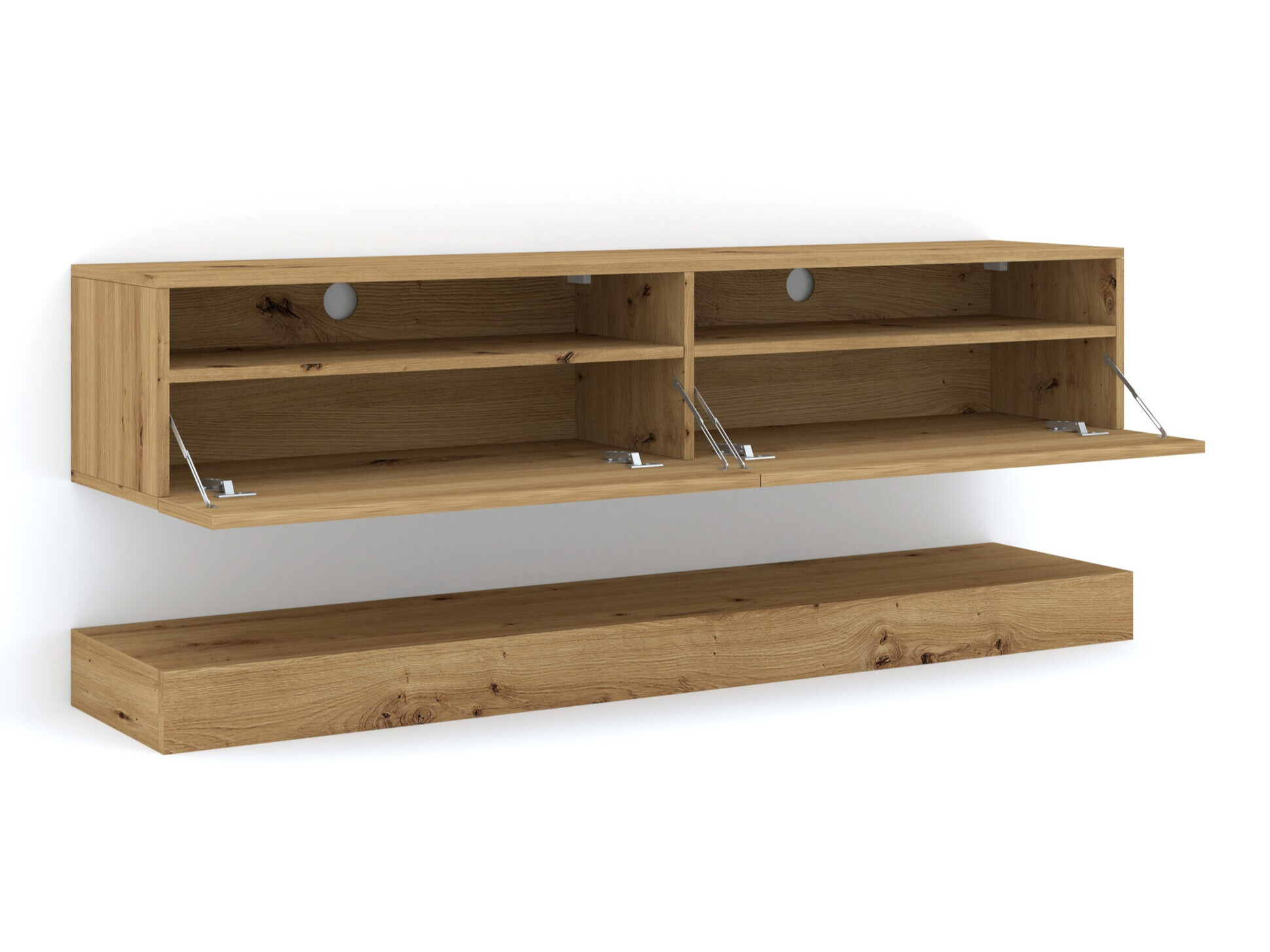 TV-állvány Buffalo 108 (Artisan tölgy)