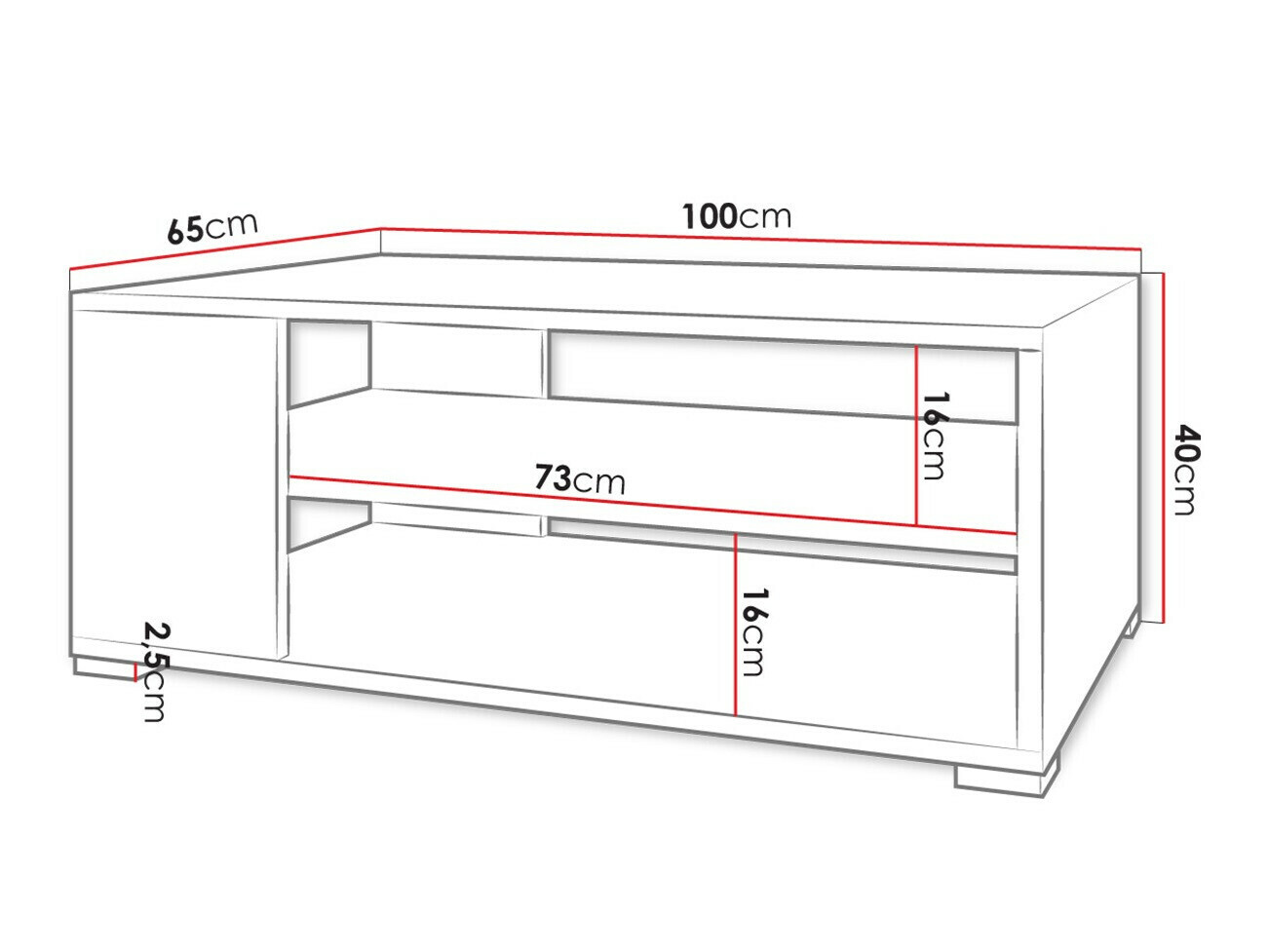 Dohányzóasztal Comfivo Casus
