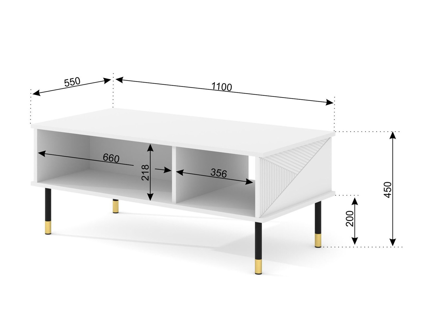 Dohányzóasztal Buffalo 139