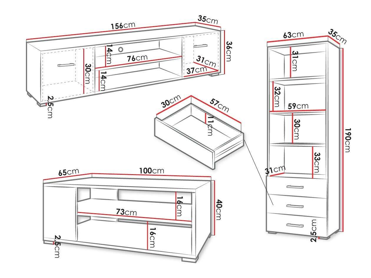 Nappali szett Comfivo Casus II