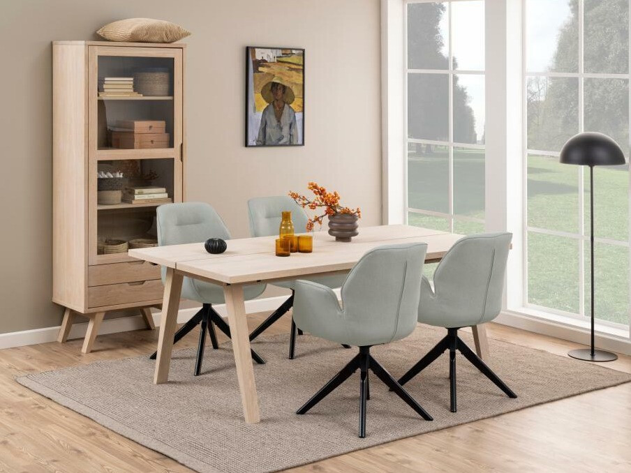 Szék Norsica 392 (Világosszürke + Fekete)