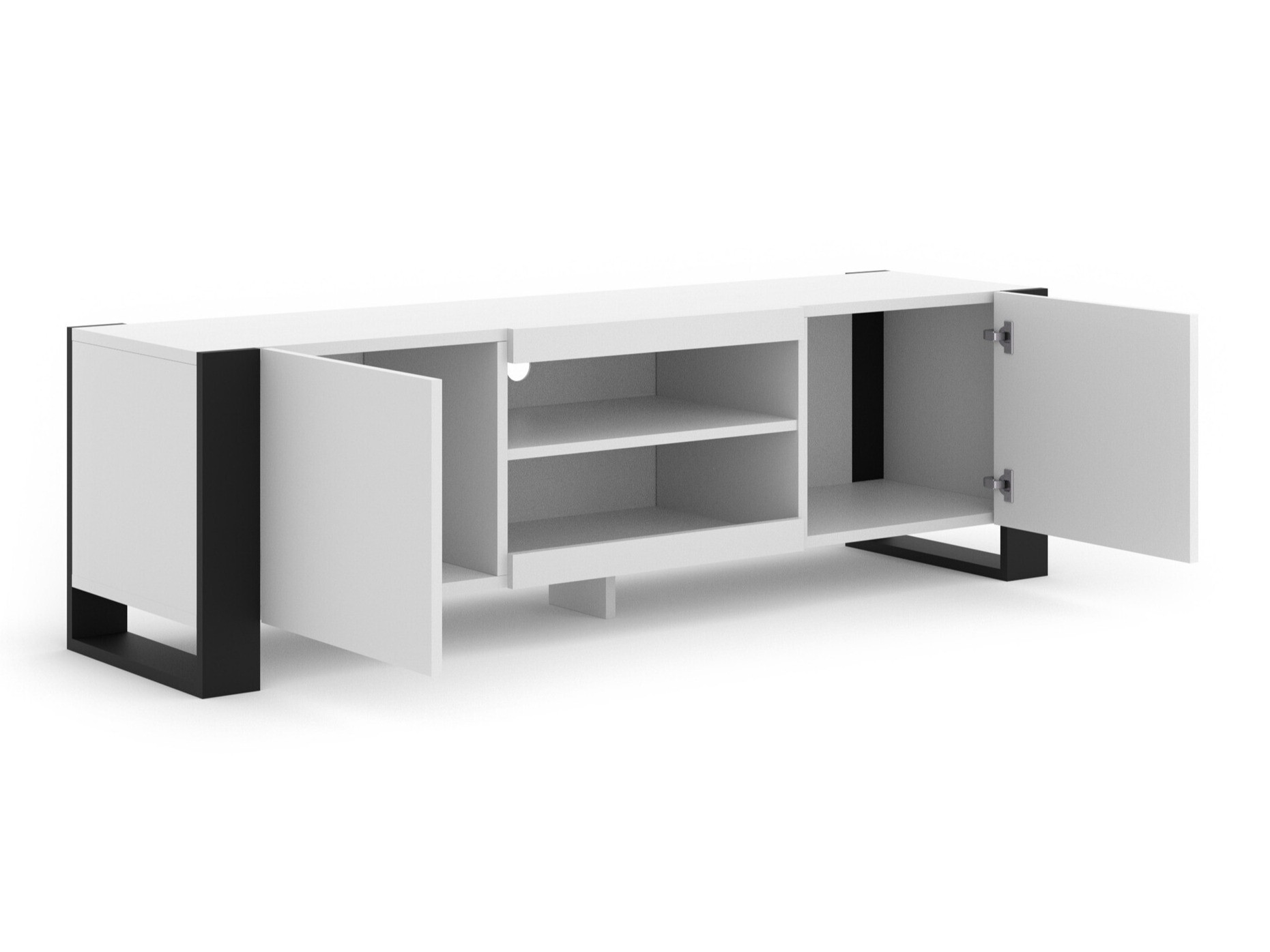 TV-állvány Tivtora 100 (Matt fehér)