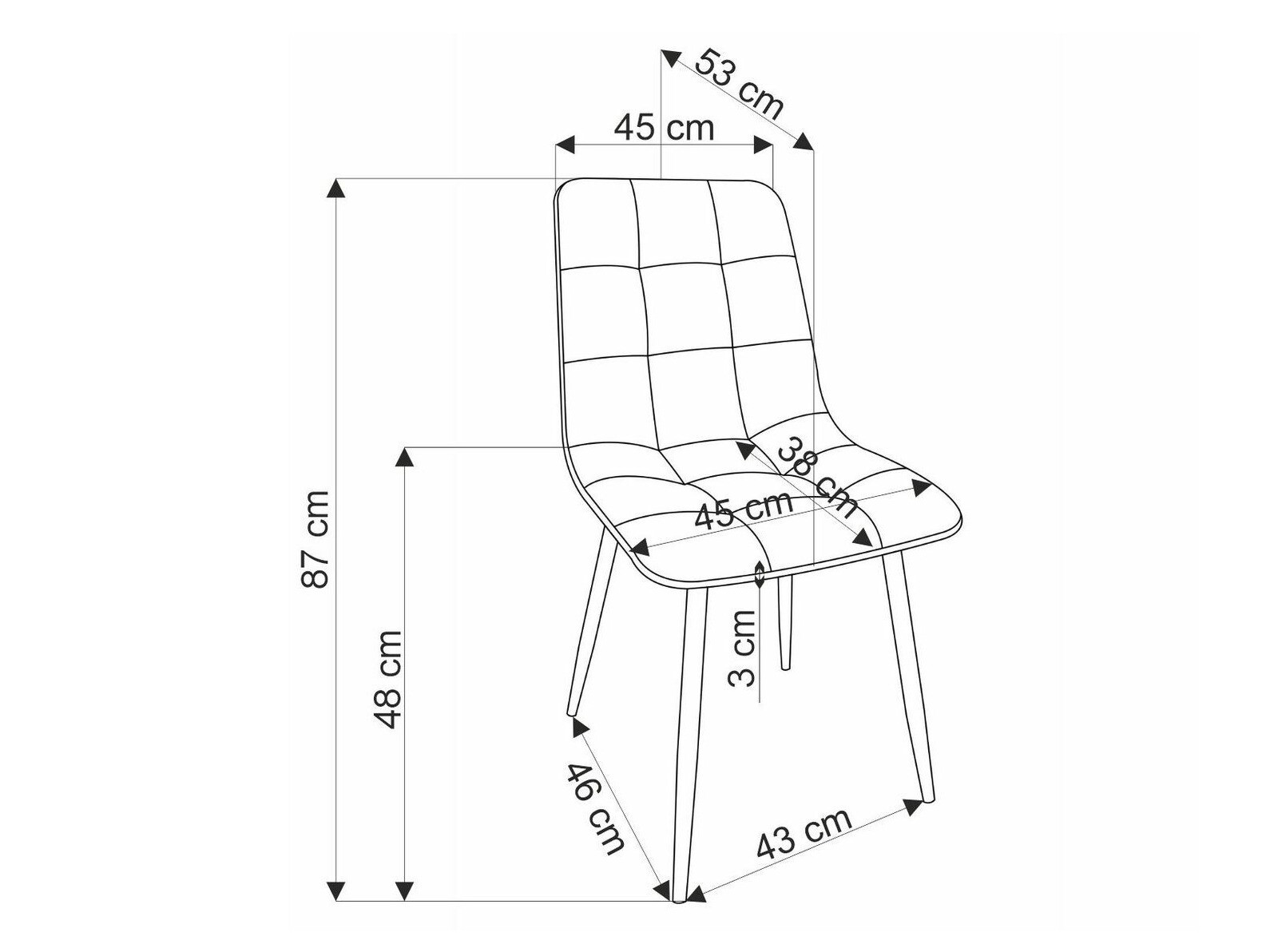 Szék Houston 1630 (Bézs)