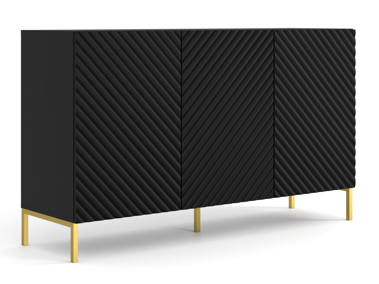 Szekrény Fivremu 100 (Fekete)