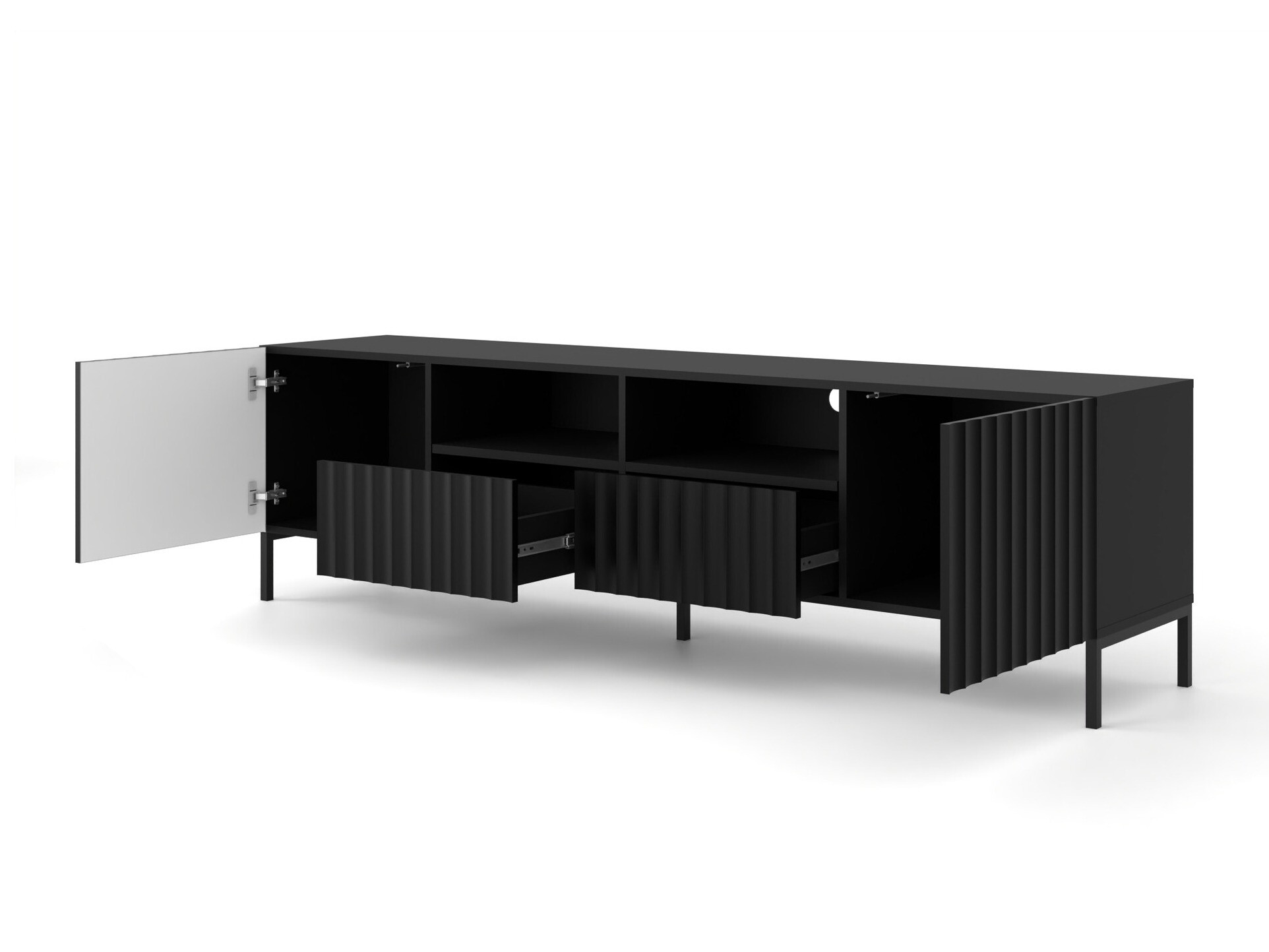 TV-állvány Soropho 102 (Fekete)