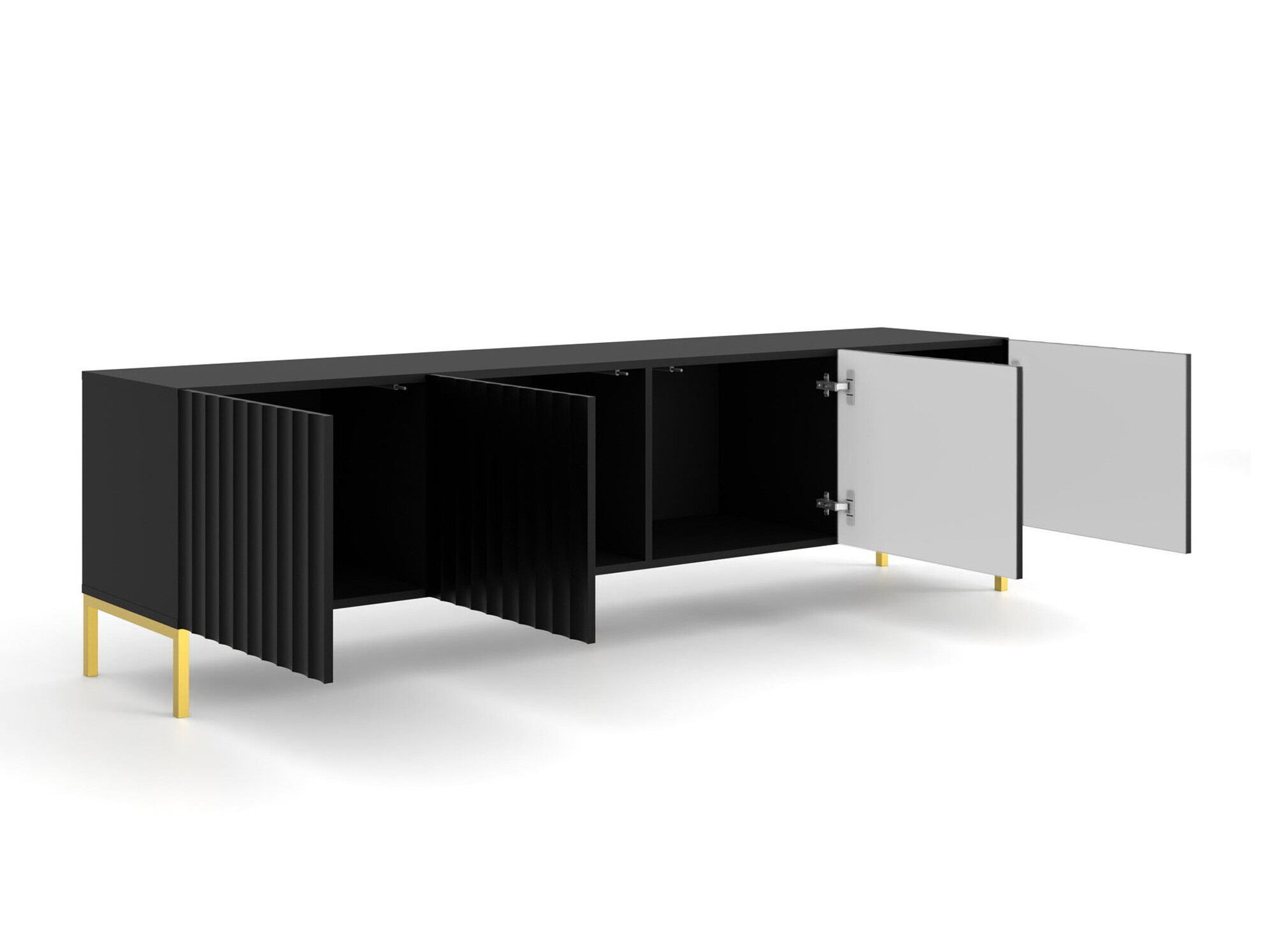 TV-állvány Soropho 103 (Fekete)