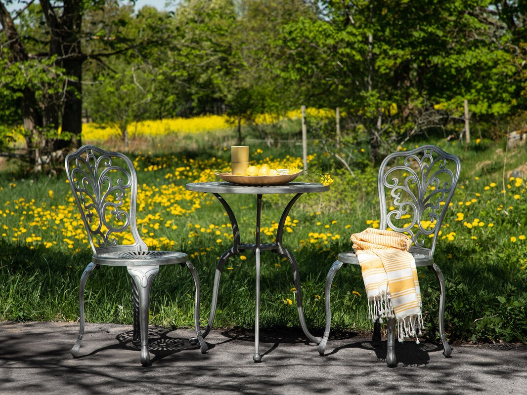 Erkélybútor-készlet Dallas 4462 (Ezüst)