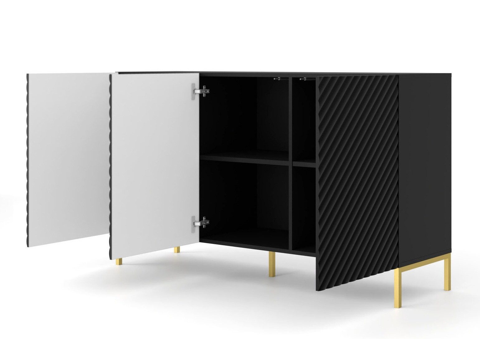 Nappali szett Fivremu 109 (Fekete)