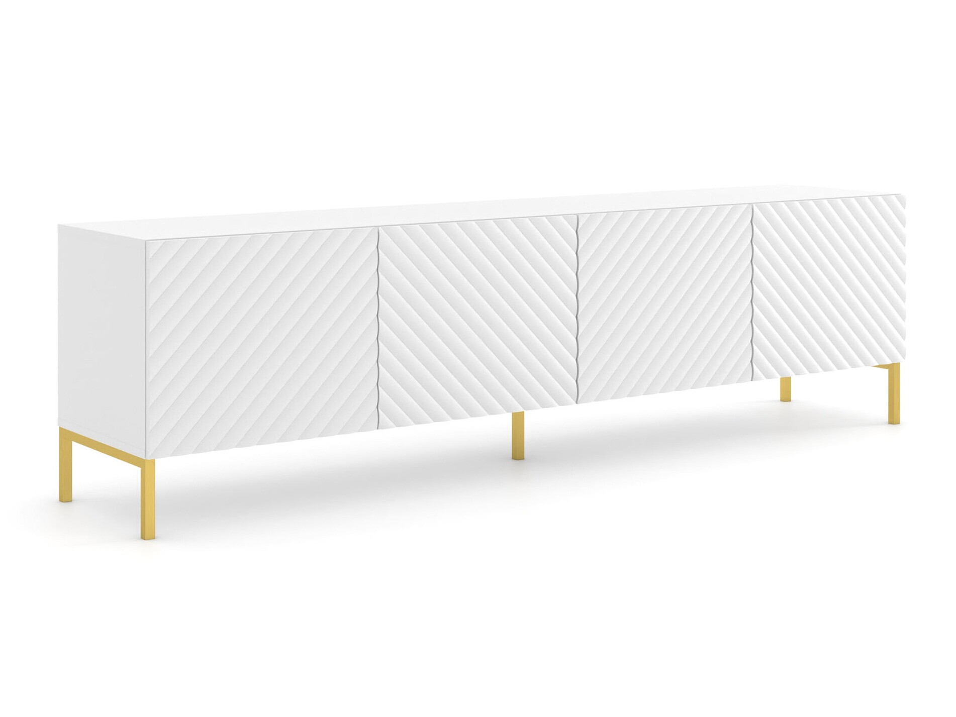 TV-állvány Fivremu 104 (Fehér)