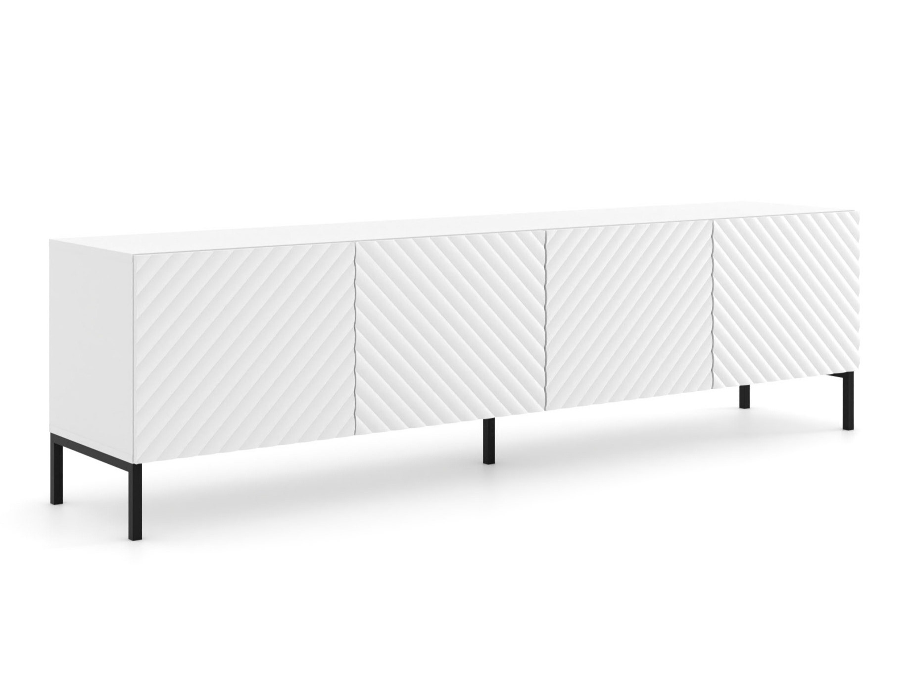 TV-állvány Fivremu 104 (Fehér)