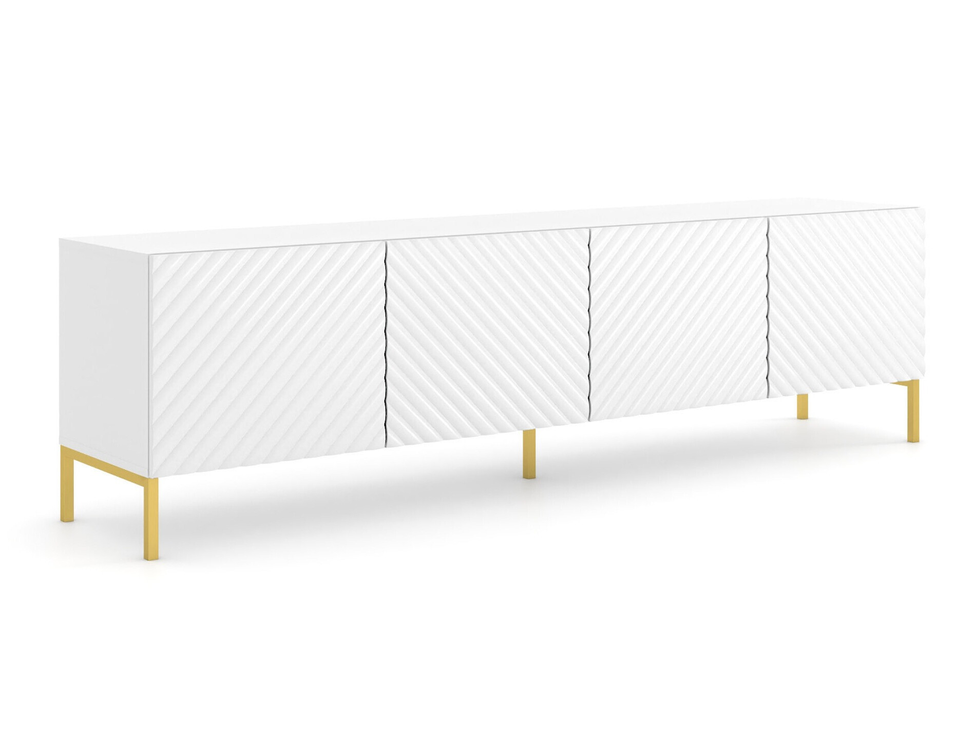 TV-állvány Fivremu 105 (Fehér)