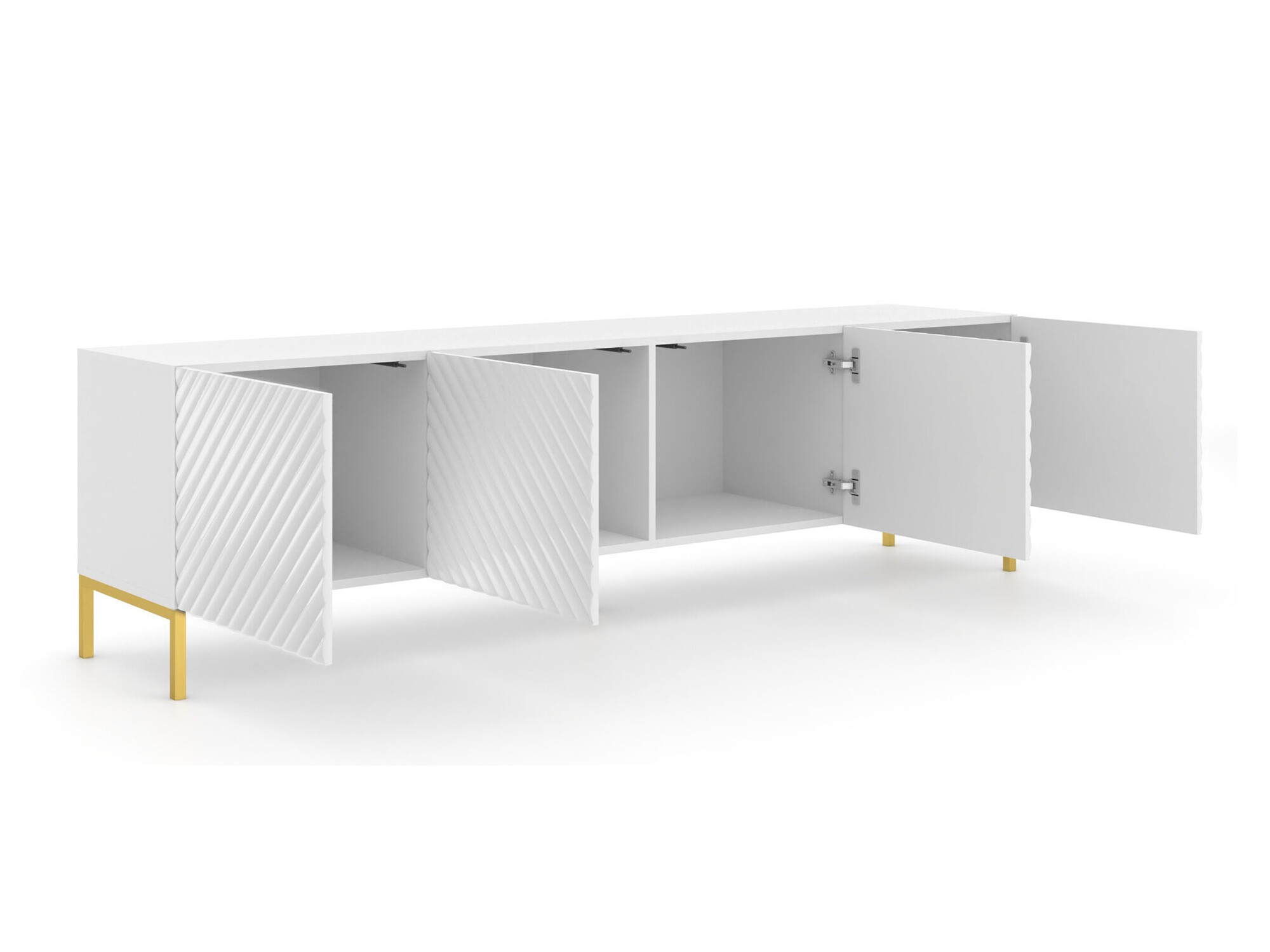 TV-állvány Fivremu 105 (Fehér)