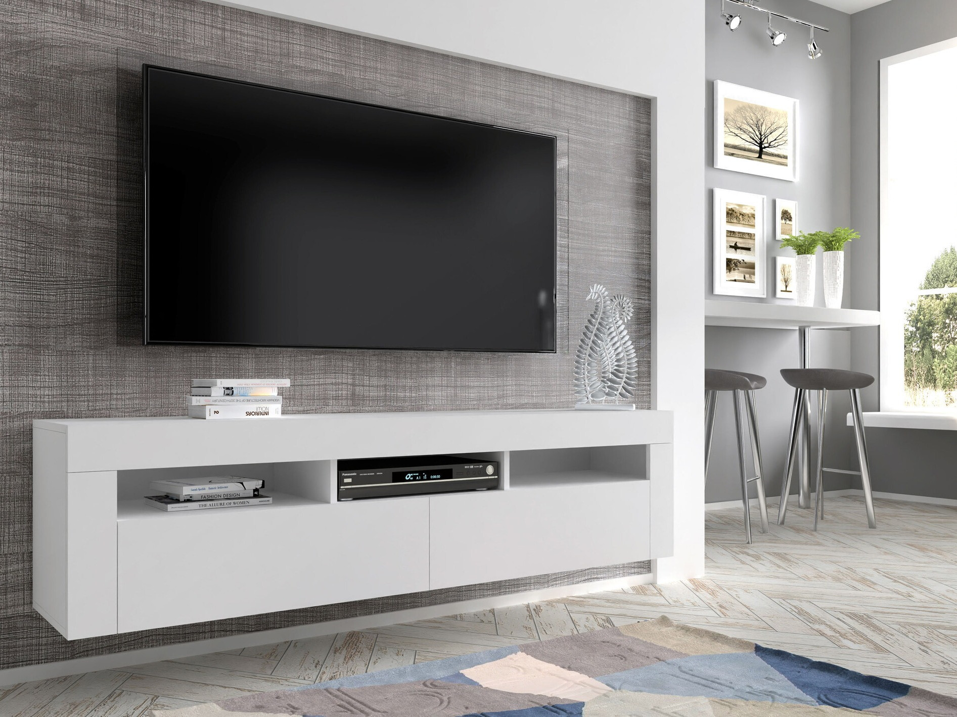 TV-állvány Buffalo 149 (Fehér)