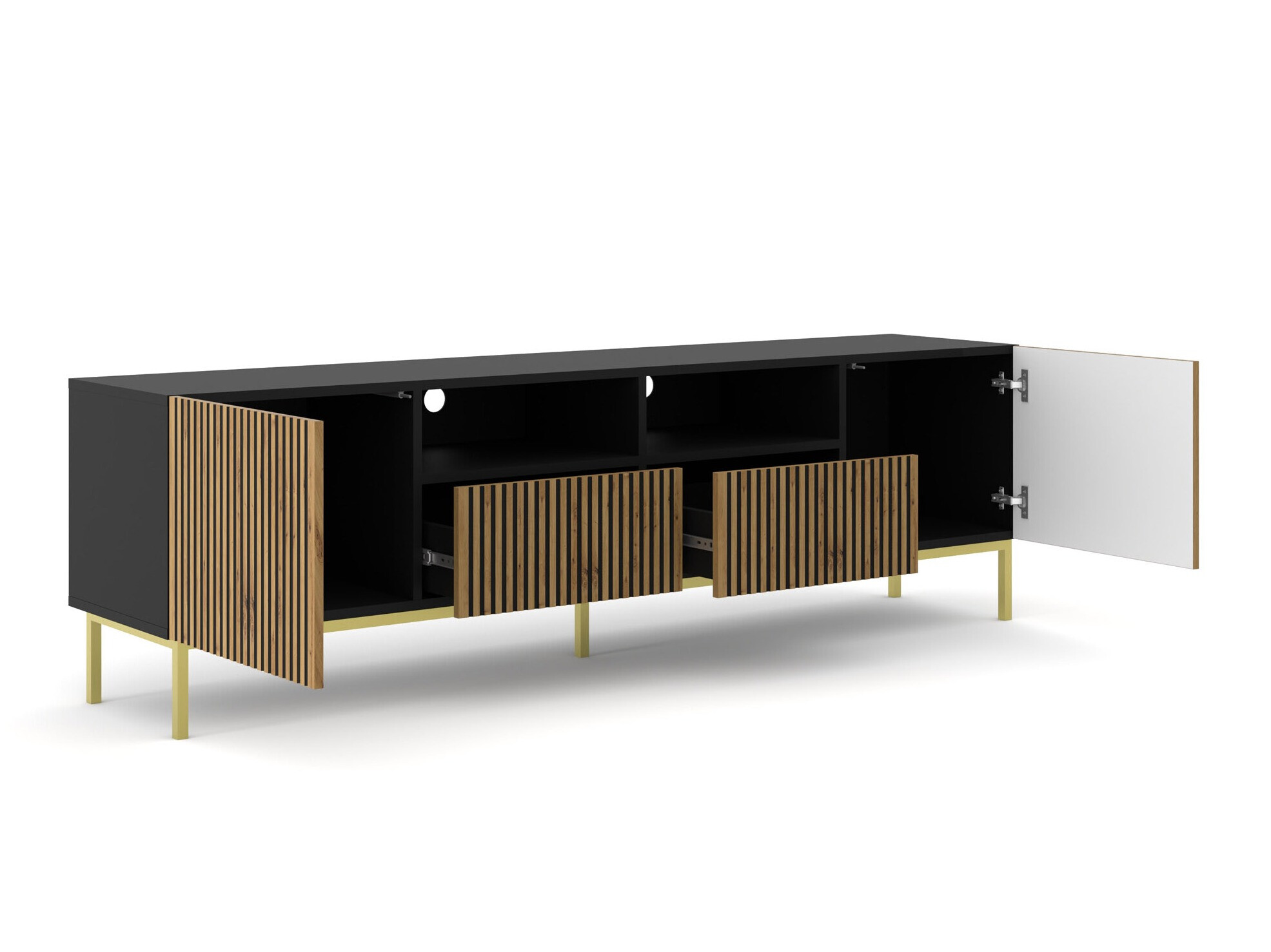 TV-állvány Talsalu 100 (Aranysárga)