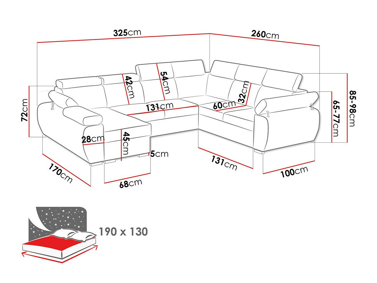 Sarokkanapé Columbus 214 (Aragon 93)