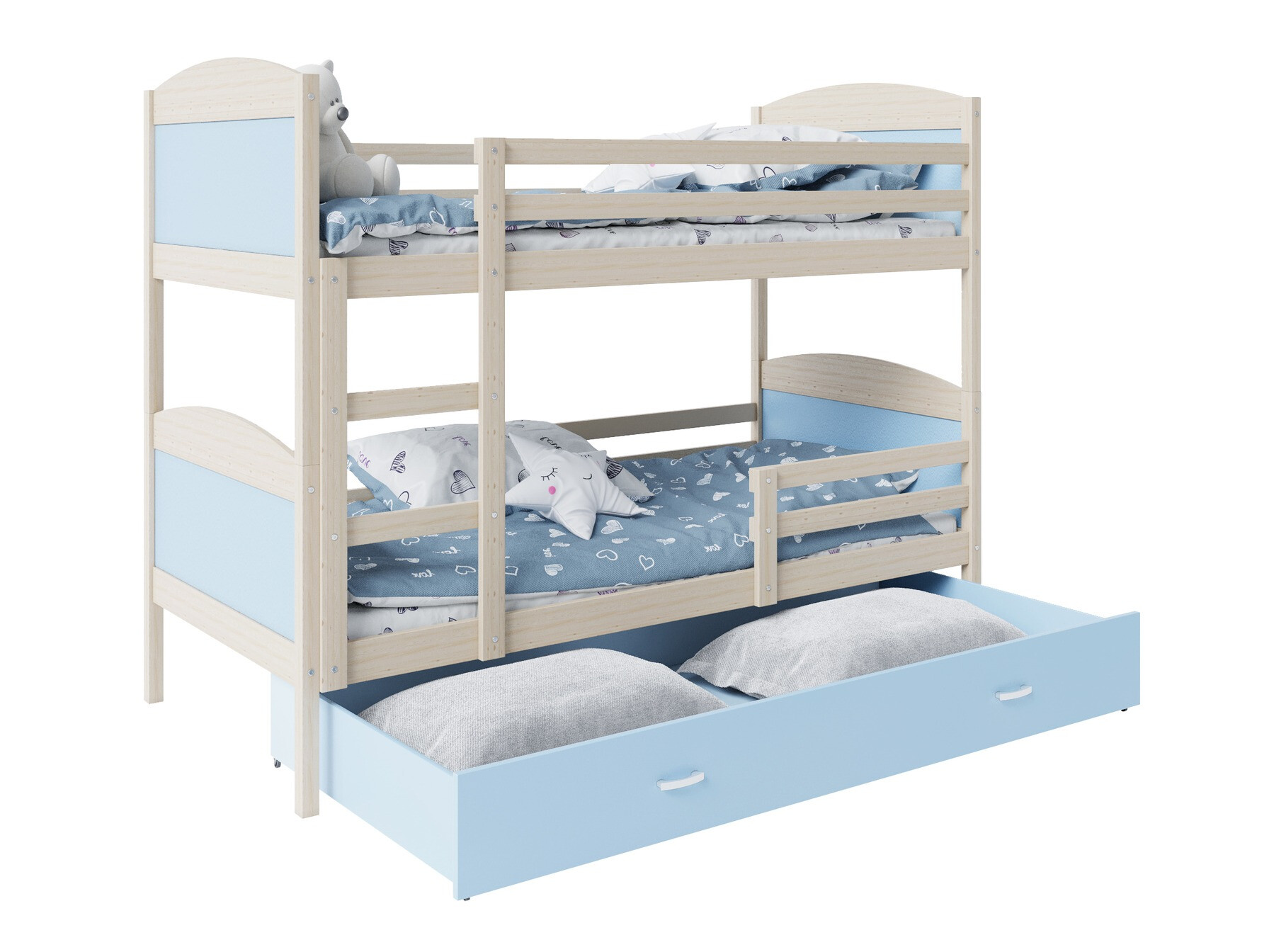 Emeletes ágy Aurora 101 (Fenyő)