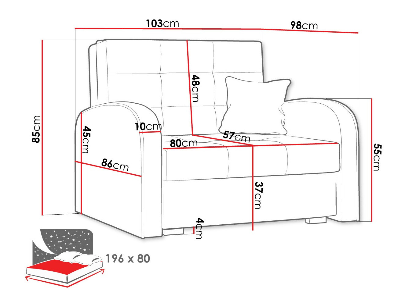 Fotel Columbus 114 (Aragon 03)