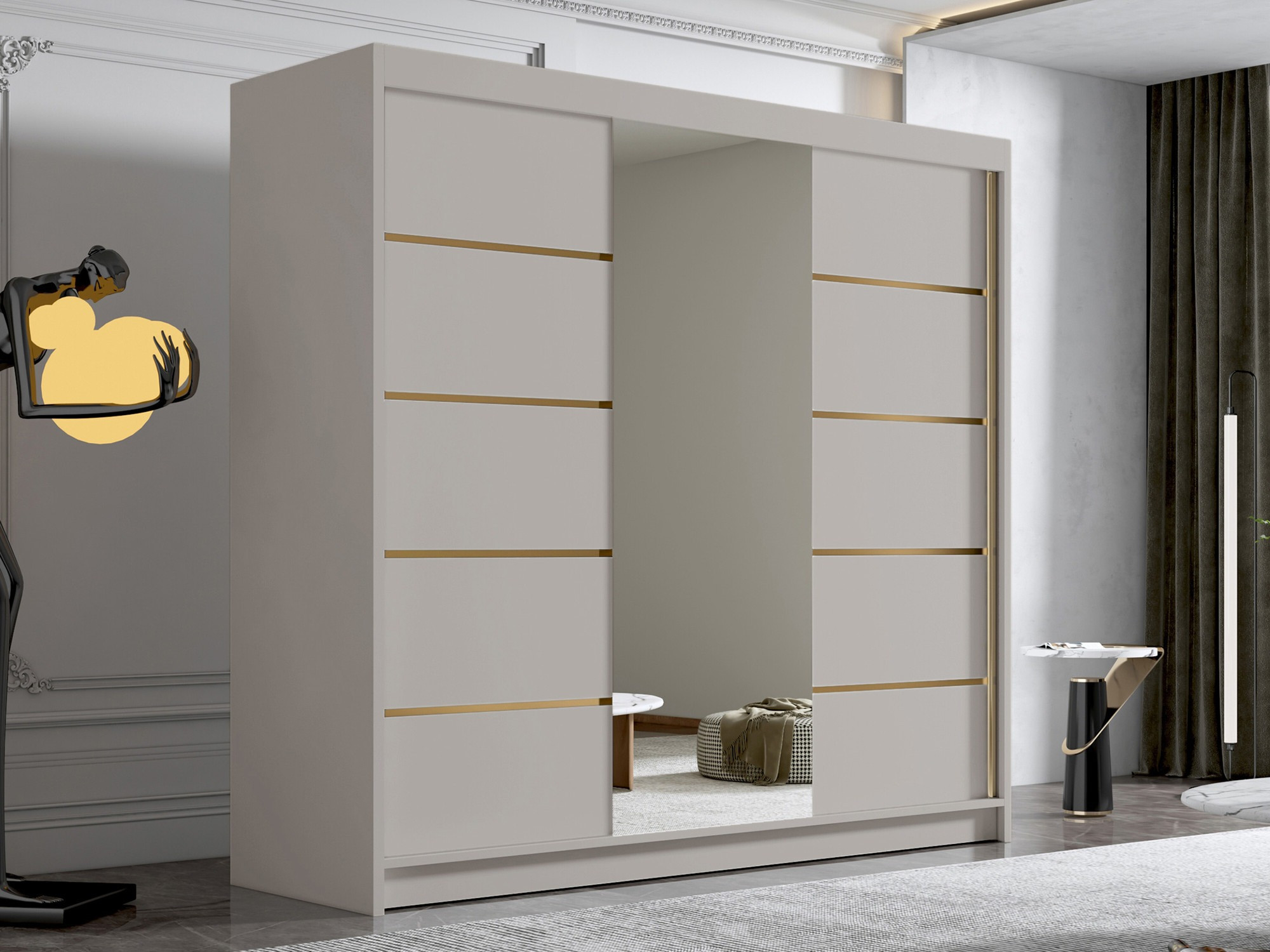 Gardróbszekrény Closico Plenor VI (Kasmír)