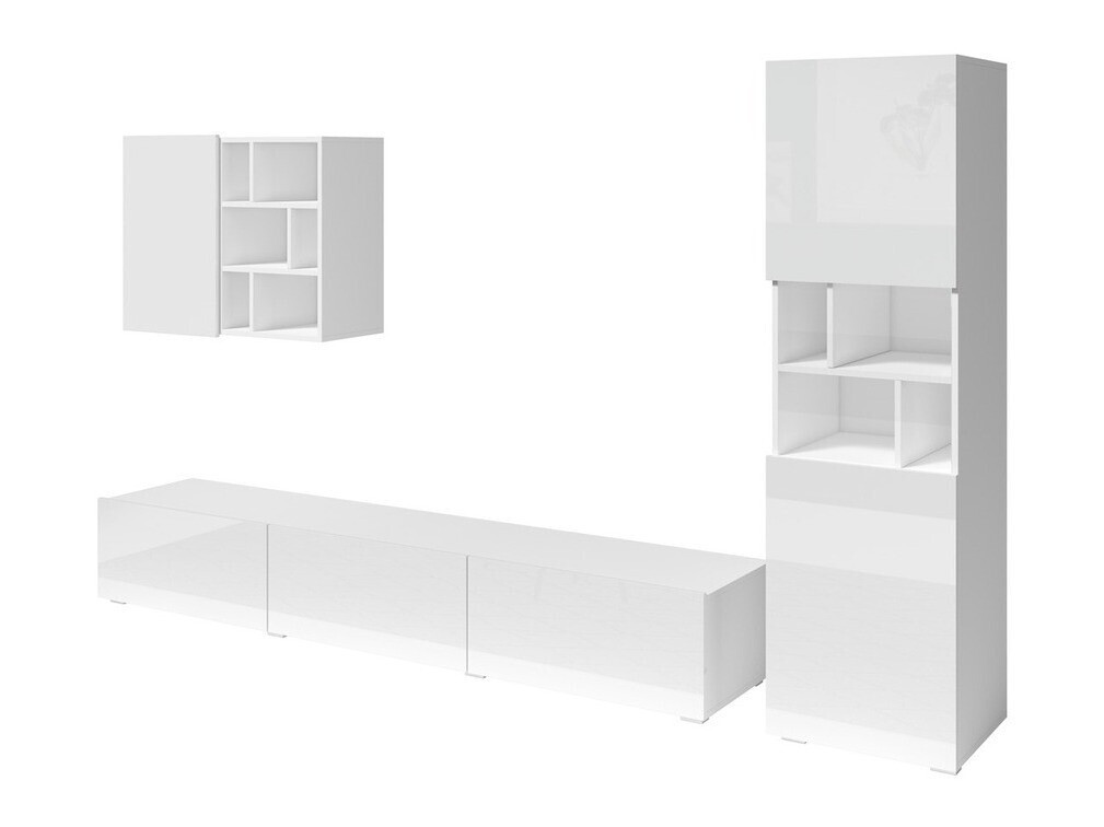 Nappali szett Austin 199 (Fehér + Fényes fehér)