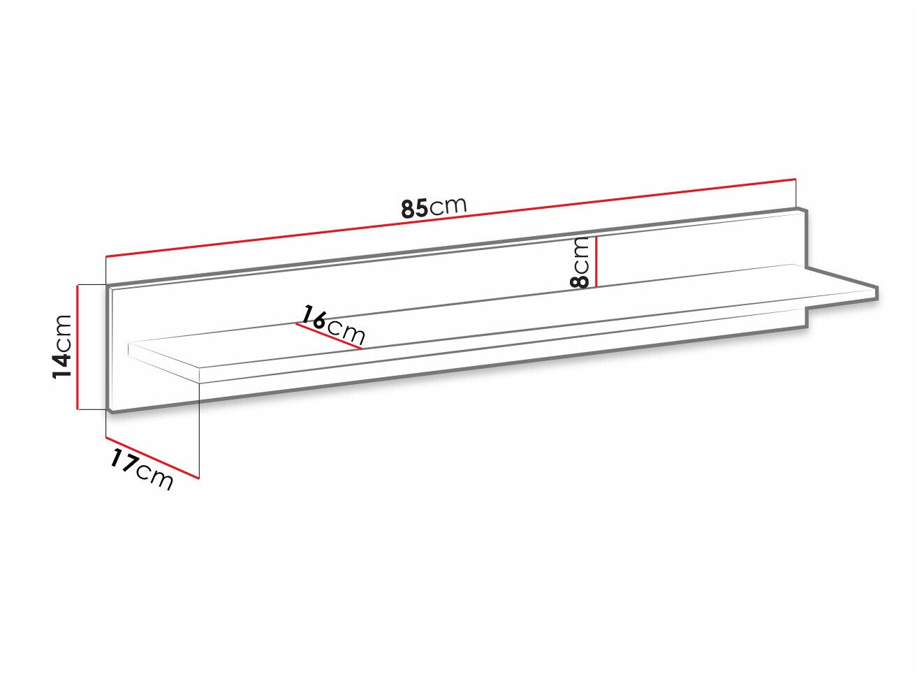 Fali polc Sorvera 113