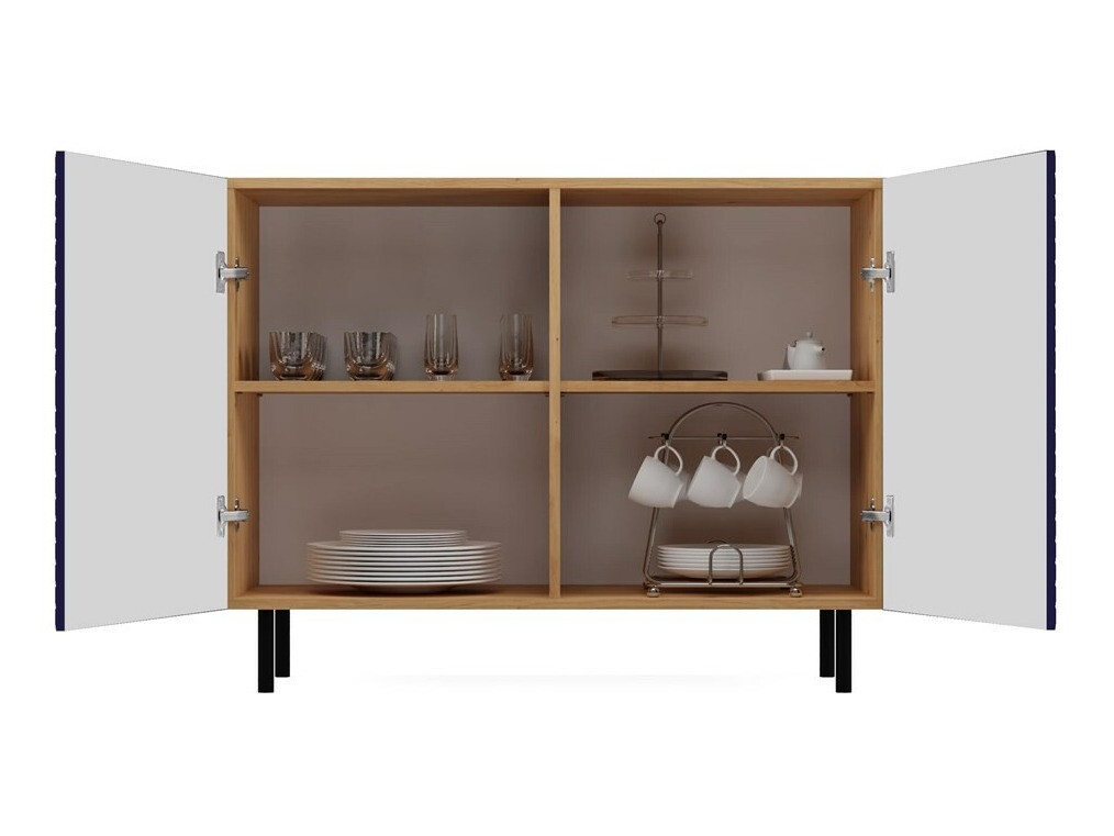 Szekrény Romseru 101 (Kék + Artisan tölgy)