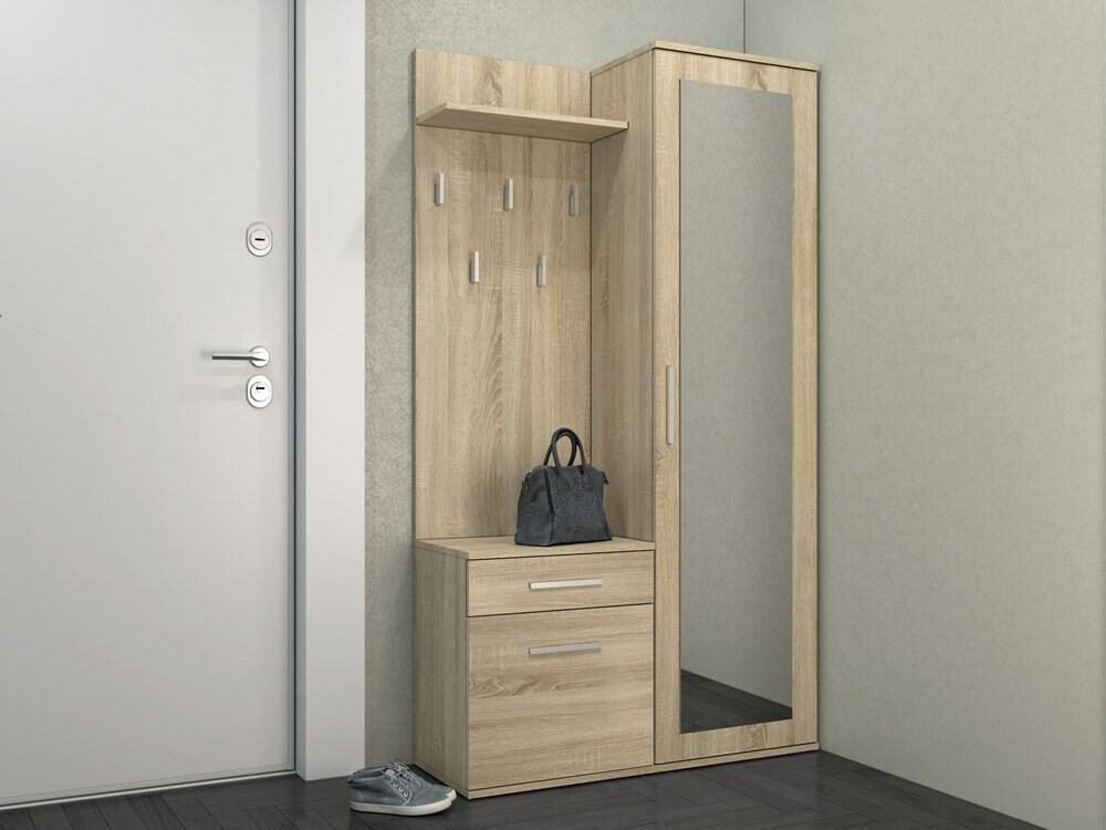 Előszoba garnitúra Mandeville 126 (Sonoma tölgy)