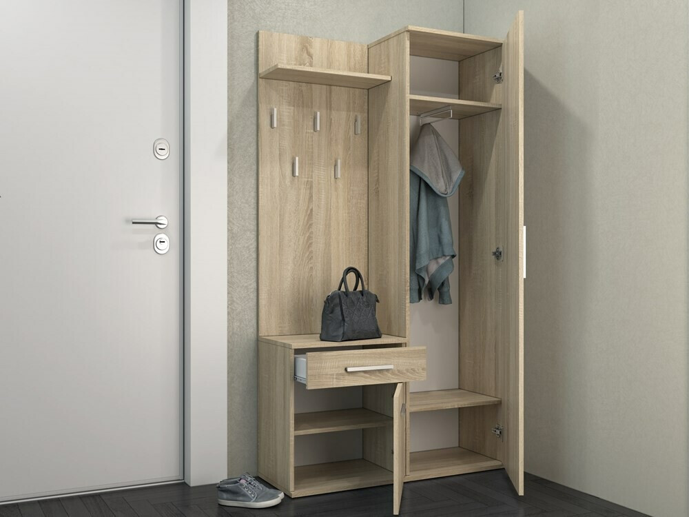 Előszoba garnitúra Mandeville 126 (Sonoma tölgy)