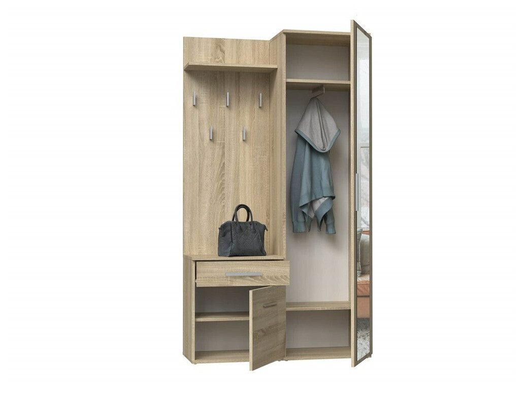 Előszoba garnitúra Mandeville 126 (Sonoma tölgy)