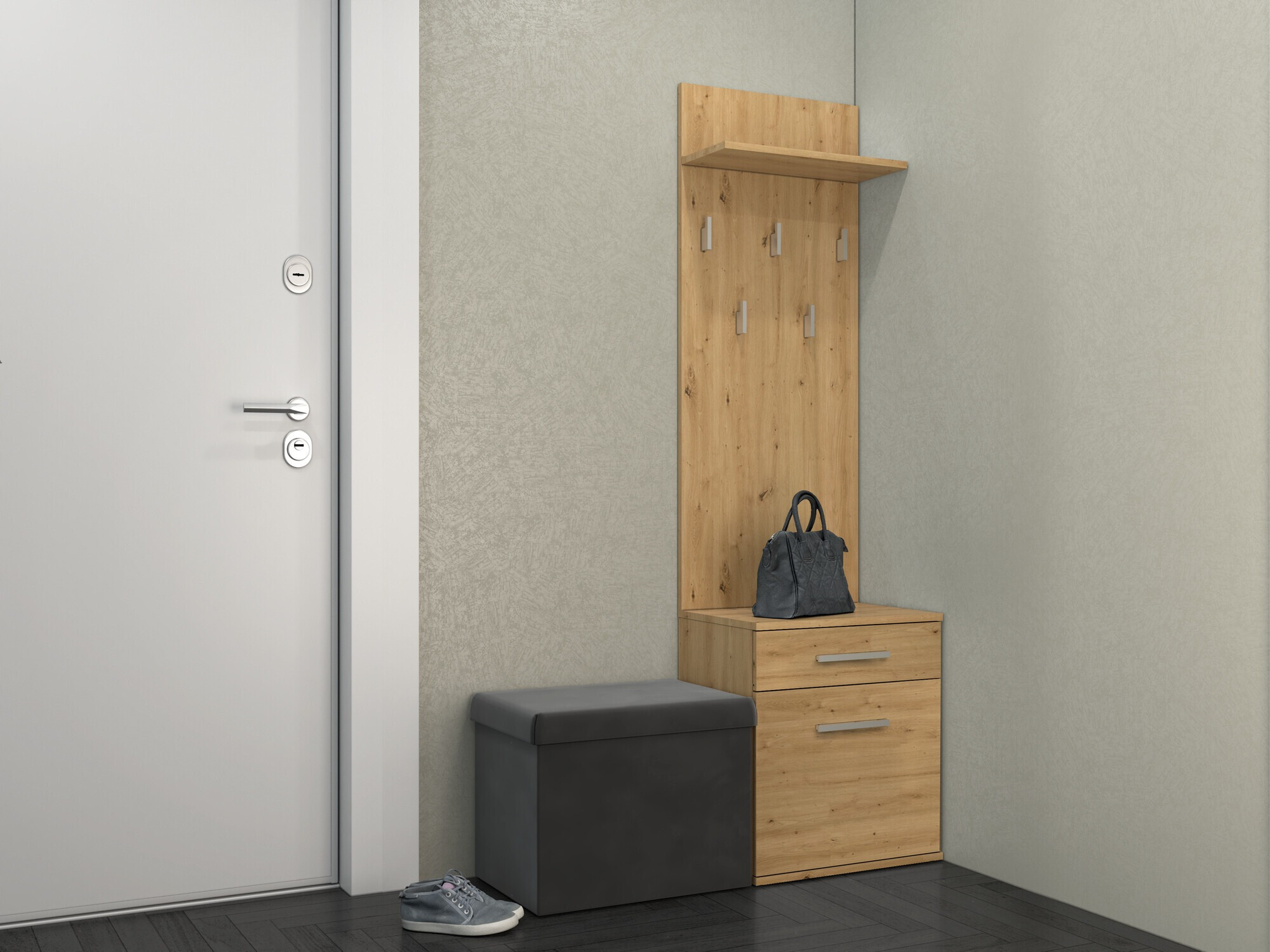 Előszoba garnitúra Mandeville 129 (Artisan tölgy)