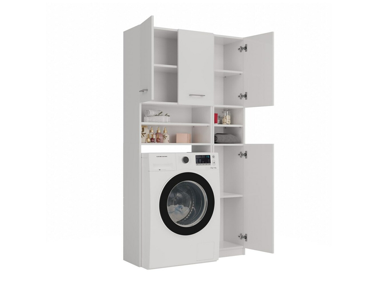 Fürdőszoba polc Mandeville 128 (Fehér)