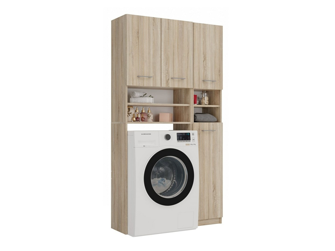 Fürdőszoba polc Mandeville 128 (Sonoma tölgy)