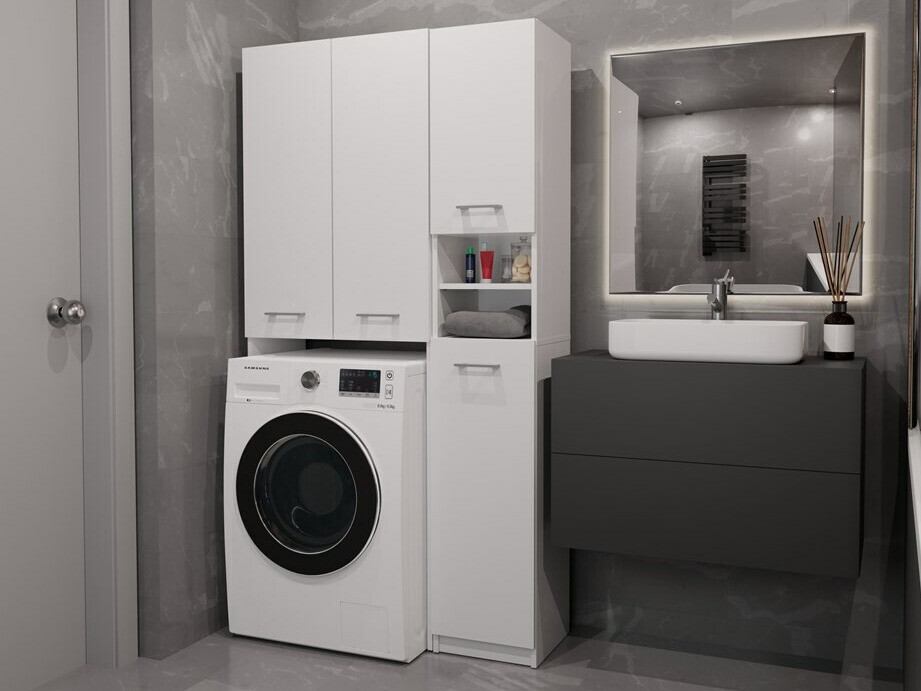 Fürdőszoba polc Mandeville 130 (Fehér)