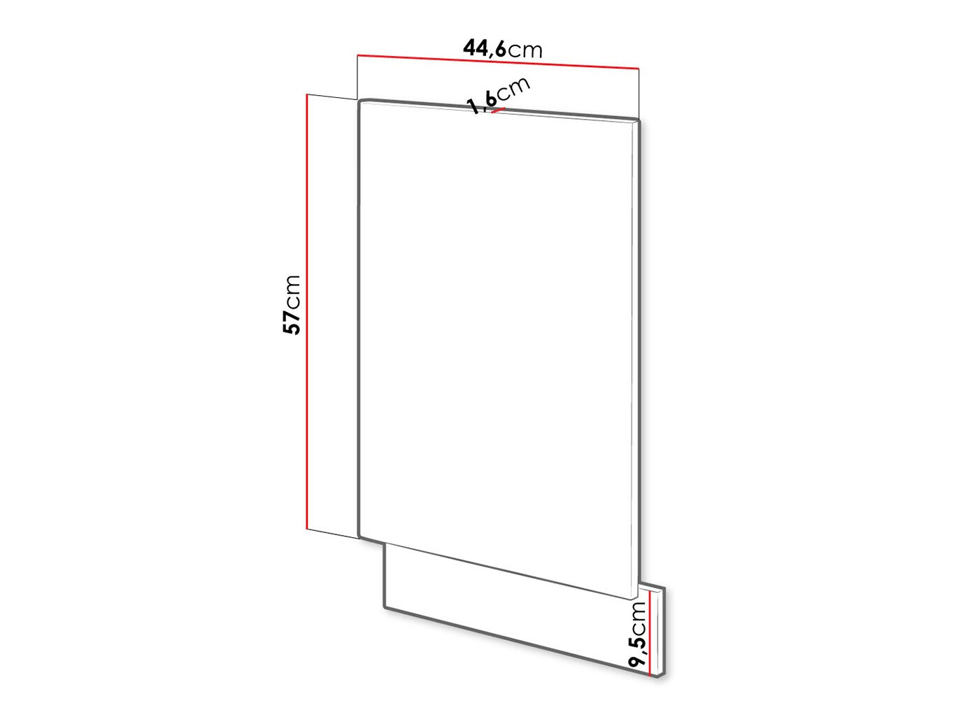 Mosogatógép ajtó Wood Dark 117