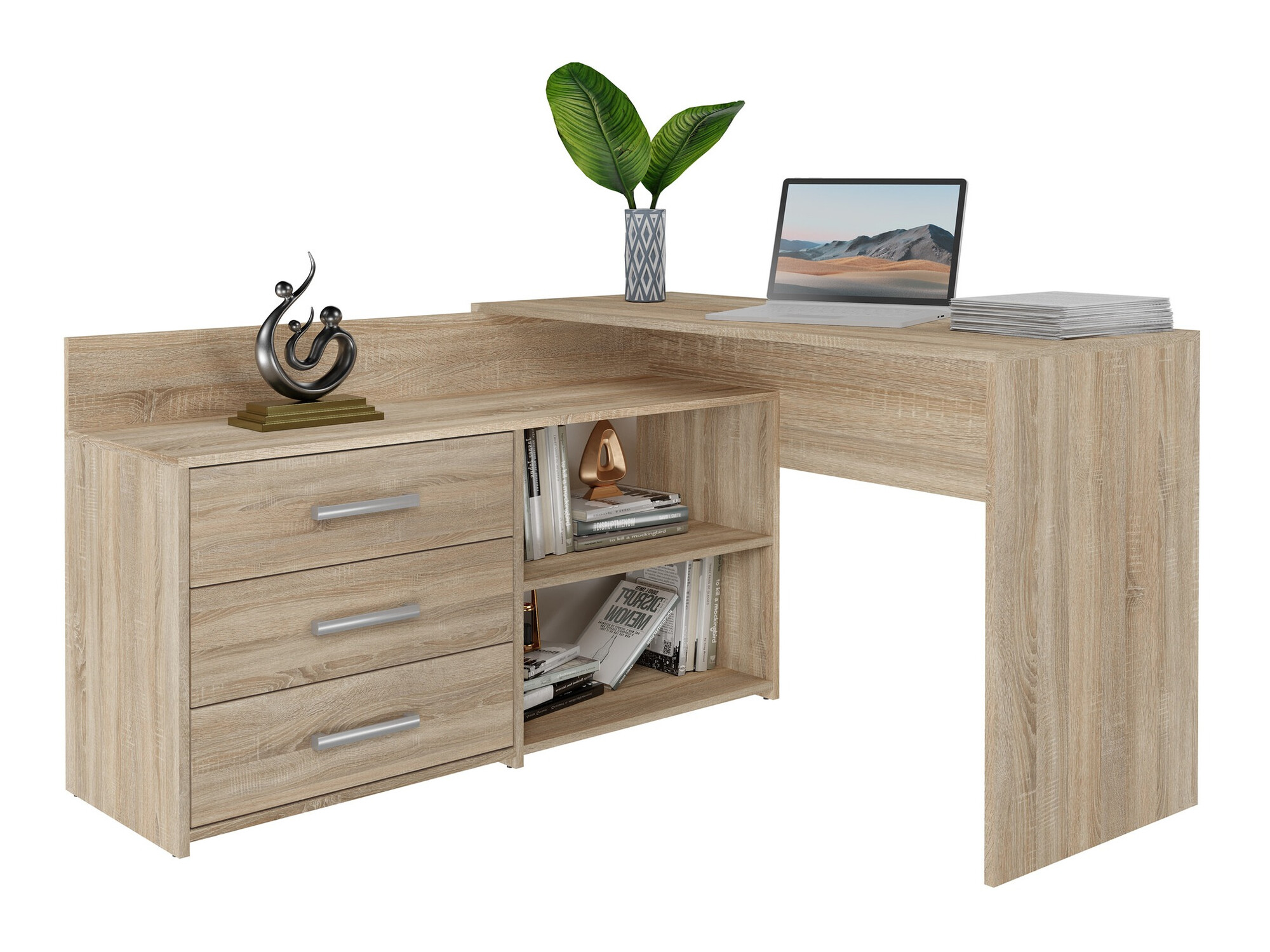 Sarok íróasztal Mandeville 131 (Sonoma tölgy)